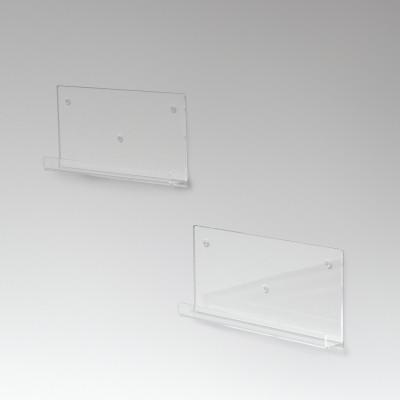 ふるさと納税 海南市 アクリリックウォールシェルフ　W38浅型　2個組