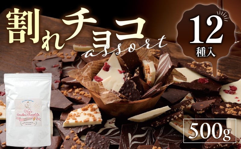 
            割れチョコアソート 12種（準チョコレート）500g_12種のフレーバー 割れチョコ ミックス 準チョコレート チョコレート チョコ ビターチョコ ホワイトチョコ ミルクチョコ クランチ アーモンド クランベリー アソート チャック スイーツ デザート お菓子 福岡県 久留米市 送料無料 訳あり 福袋_Dw055_RCF0600
          