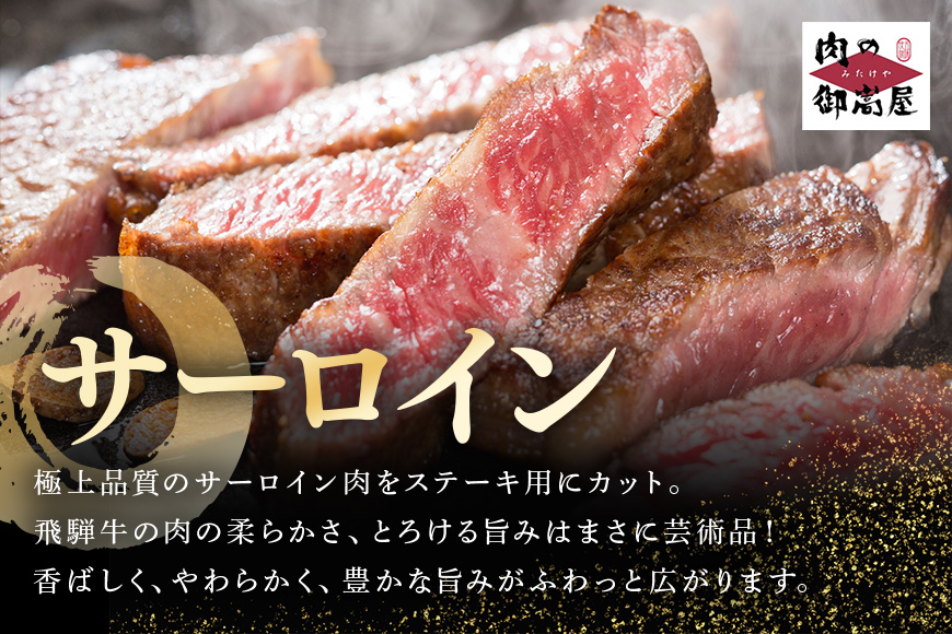 【冷蔵配送】飛騨牛 サーロインステーキ 250g 2枚