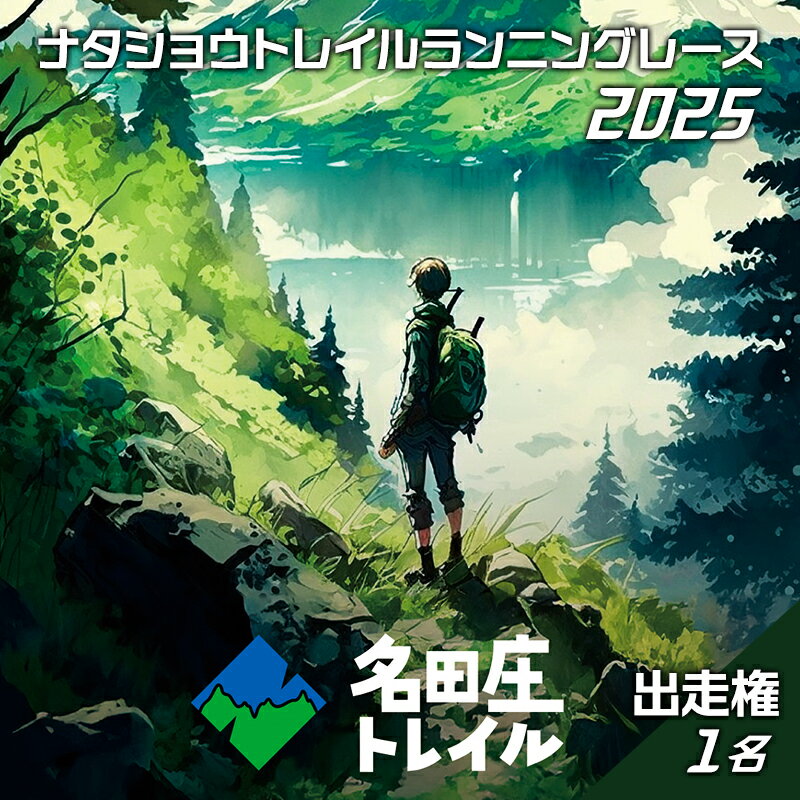 【ふるさと納税】ナタショウトレイルランニングレース2025　出走権　1名 福井県 おおい町 トレイルラン