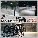 【ふるさと納税】中上級者限定 THEPARK 平日限定 1日分 SKATE 2部 利用券 スケートボード スケボー スケート 室内 コンクリート パーク ハンドレール ダウンレール 神奈川県 寒川町