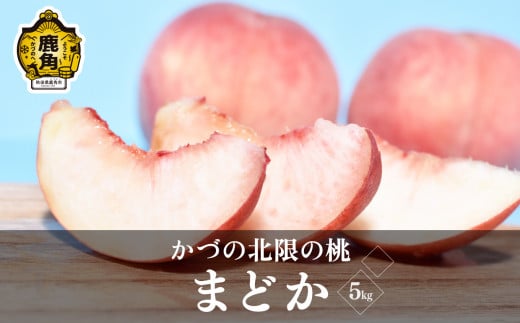 《 先行予約 》令和8年産 果汁たっぷり かづの北限の桃「まどか」約5kg（15玉前後入り）●2026年8月下旬発送開始【佐藤秀果園】桃 もも モモ お盆 お見舞い 完熟 国産桃 お中元 お歳暮 母の日 父の日 贈り物 贈答用 グルメ ギフト 故郷 秋田 あきた 鹿角市 鹿角 送料無料