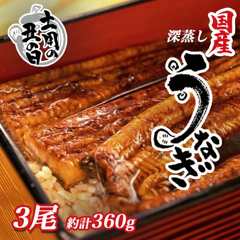 【ふるさと納税】 土用 丑の日 対応 うなぎ 蒲焼 国産 3尾 漁協オリジナル 深蒸し 蒲焼き たれ付き 1尾あたり 約120g-130g 鰻 うな重 土用 丑の日 ウナギ 蒲焼セット 国内産 贈答用 グルメ ギフト 高級 鰻料理 うな丼 冷凍 真空パック 沼津市 静岡県