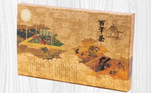 
精茶百年本舗　平泉・藤原三代ゆかりの秘伝健康茶　『百年茶　金箱』
