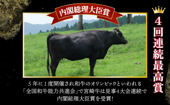 KU309-3 宮崎牛ロースステーキセット 計750g (250g×3)