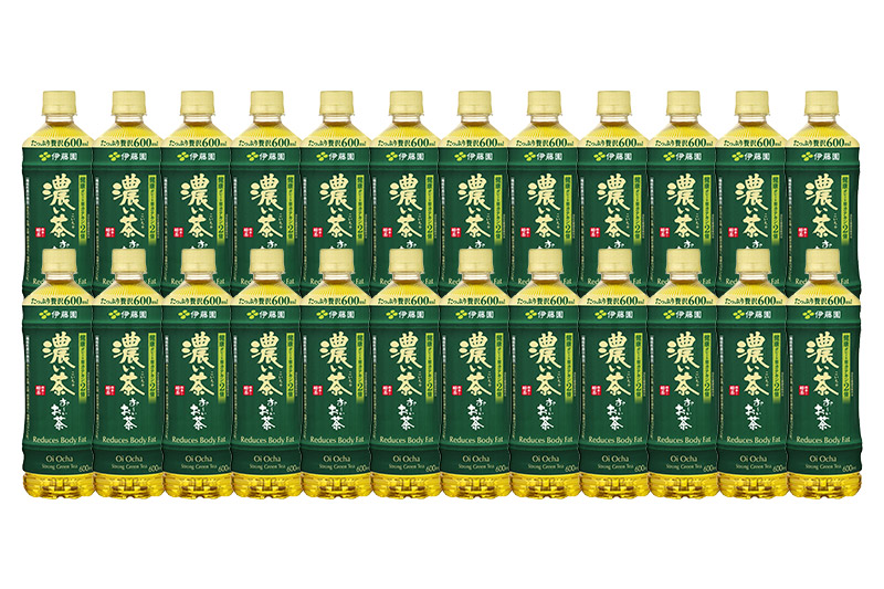 ★xx★お〜いお茶濃い茶 600ml×24本【6ヶ月定期便】