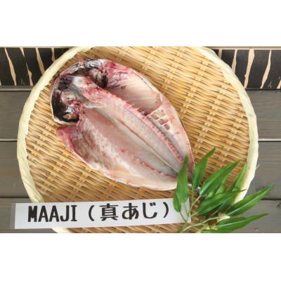 ふるさと納税 高野町 紀州備長炭干し特大真あじ5枚