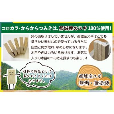 ふるさと納税 都城市 都城市産スギ「からからつみき108」[800P入]&コンテナセット |  | 02