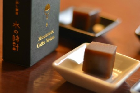 珈琲羊羹 200g×1本 珈琲 コーヒー 羊羹 ようかん 和菓子 上品/北山物産「水の時計」/富山県 黒部市 お菓子 スイーツ おやつ コーヒー風味 