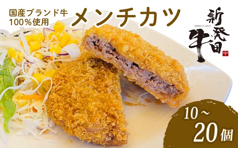 
            国産 新発田牛 メンチカツ 選べる 10個 20個 セット 黒毛和牛 和牛 にいがた和牛 牛肉 牛 肉 お肉 カツ ミンチカツ おかず 揚げ物 フライ 惣菜 お惣菜 冷凍 冷凍食品 加工品 簡単調理 簡単 先崎畜産 新潟県 新潟 新発田市 新発田 H24P
          