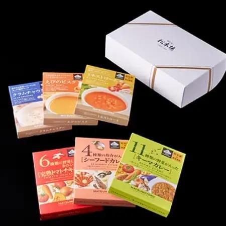 日比谷松本楼オリジナル 厳選美食 レトルトカレー＆スープセット_惣菜・加工品 スープ    惣菜・加工品 カレー  _【1539420】