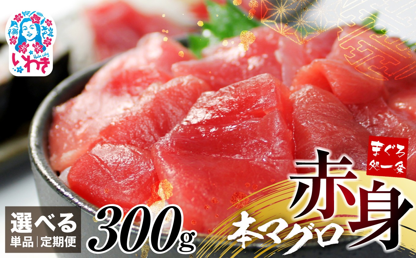 
            選べる単品・定期便 1～12回 本マグロ赤身300g|鮪 本鮪 本まぐろ マグロ トロ とろ 刺し身 さしみ さかな 海鮮 寿司 解凍レシピ付 1サクずつ真空包装
          