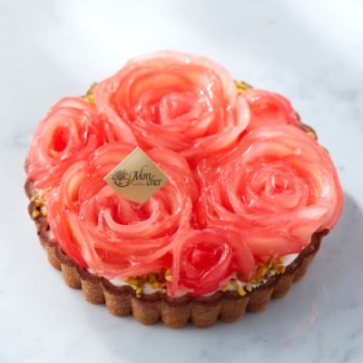 
                  パティスリー モンシェールのタルト・ローズポワール(15cm・3～4名様)【1382170】
                