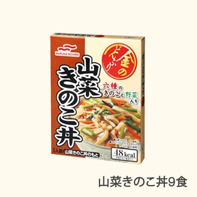 ふるさと納税 村山市 マルハニチロ 金のどんぶり 山菜きのこ丼 レトルト 丼ぶり 9個