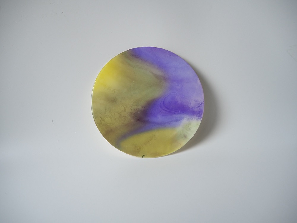 
                  原画 アルコールインクアート『 Iris mini 9 』抽象画
                