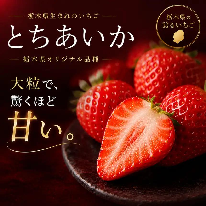 栃木県産 完熟とちあいか 540g（270g×2p）　栃木県 矢板市