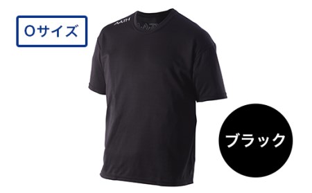 I4-04H【カラー：ブラック サイズ：O】リカバリーウェア A.A.TH/ ハーフTシャツ（品番：AAJ99301）