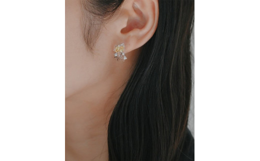 HARIO ピアス ホシアカリ HAA-HO-P｜耐熱 ガラス アクセサリー ハリオ 職人 繊細 フォーマル カジュアル きれいめ おしゃれ 20代 30代 40代 贈答 プレゼント ギフト 贈り物 