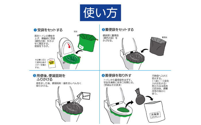 非常時トイレ ベンリー袋G 10回分 防臭袋プラス(×2セット) 広島県福山市/株式会社ケンユー 携帯トイレ 非常用トイレ 車載トイレ ポータブル 簡易 使い捨て 防災 災害用 緊急 避難所 断水時