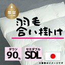 【ふるさと納税】セミダブル【羽毛合掛け布団】ダウン90％ リユース羽毛【REREX】｜エシカル エコ ダウン 羽毛 寝具 羽毛布団 羽毛ふとん 布団 ふとん 日本産 合掛け布団 合掛けふとん