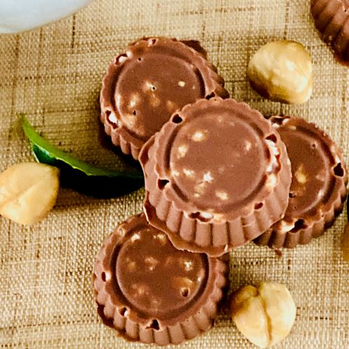 ミニミルク&ビターチョコ詰合わせ＜10個＞白砂糖不使用