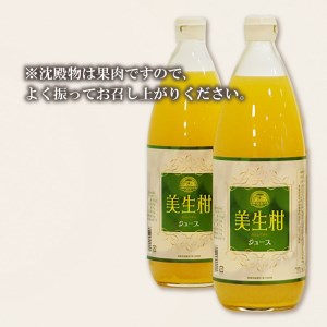 先行予約 美生柑 みしょうかん ジュース 1,000ml × 2本 贈答 ギフト プレゼント 美生柑 みしょうかん 河内晩柑 ばんかん 柑橘 かんきつ 果汁 100% 美生柑 みしょうかん 愛媛 みか