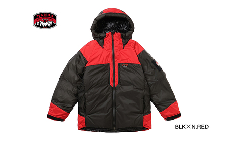 NANGA 30th Anniversary AURORA TEX COMBI DOWN JACKET ナンガ 30周年記念モデル オーロラテックス コンビ ダウンジャケット ブラック×レッドM