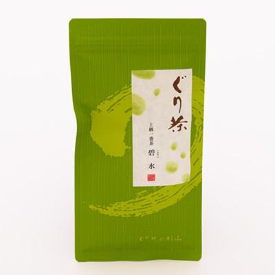 ふるさと納税 伊東市 ぐり茶上級一番茶【碧水】茶葉　100g×10袋　#8050