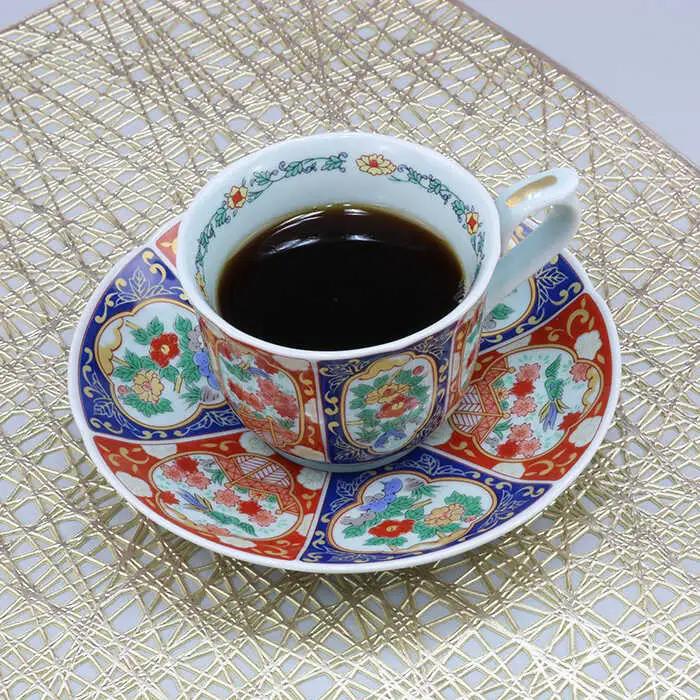 【波佐見焼】古伊万里鳳凰写絵 珈琲碗皿2客揃 食器 カップ 【不二商店】 [UC02] 波佐見焼
