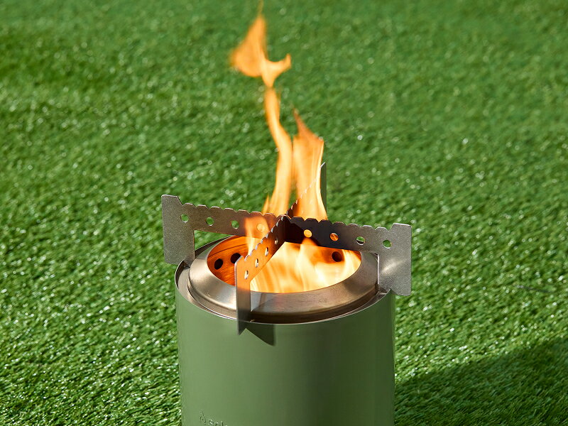 【ふるさと納税】鍛冶屋の頓珍漢 Solo Stove Mesa XL ソロストーブ メサXL専用 五徳 スタンド ステンレス製 メスティン クッカー 国内生産 日本製 キャンプ アウトドア ソロキャンプ キャンプ用品 軽量 コンパクト 愛知県 小牧市 送料無料