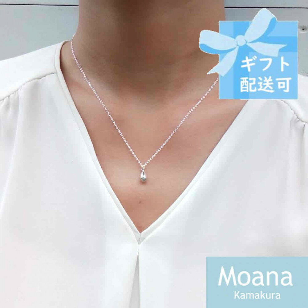 【ふるさと納税】シルバーティアドロップネックレス | アクセ ファッション 人気 おすすめ 送料無料