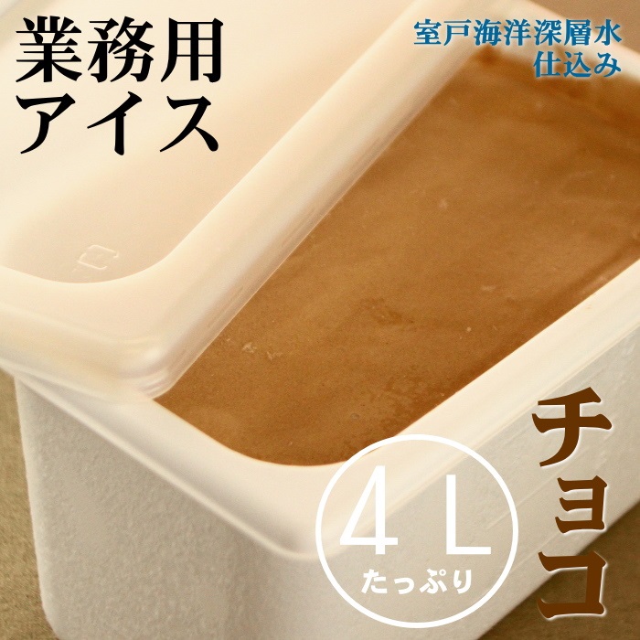 チョコ４L 業務用アイス