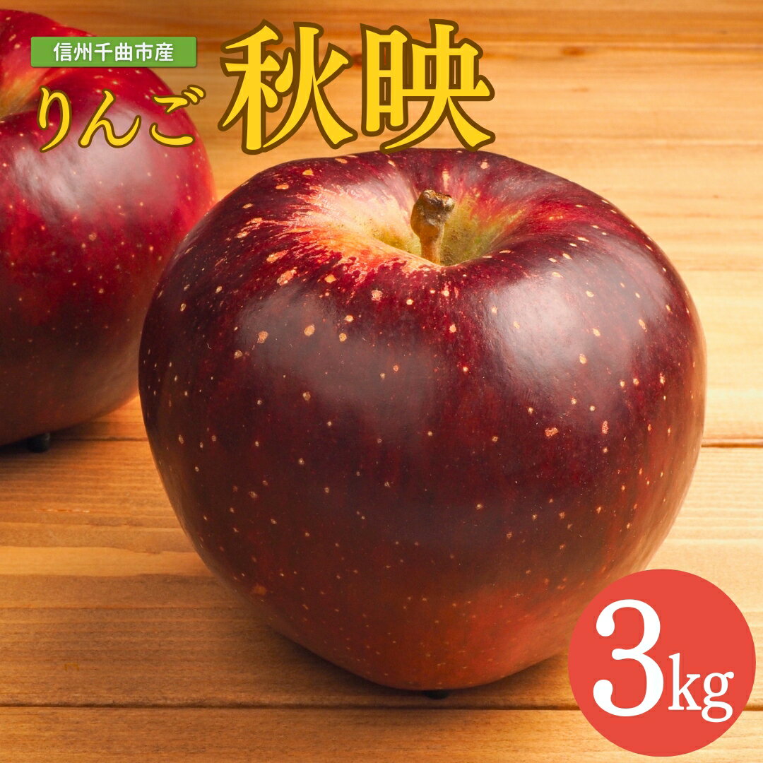 【ふるさと納税】【2026年先行予約】りんご 秋映 約3kg｜ リンゴ 林檎 あきばえ フルーツ 果物 信州りんご 長野県産 千曲市 信州