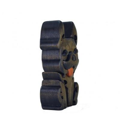 ふるさと納税 河内長野市 フレンチブルドック(ブリンドル)　知育玩具 木製パズル |  | 02