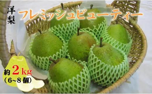 【先行予約】 数量限定 フレミッシュビューティー 西洋梨 2kg 梨