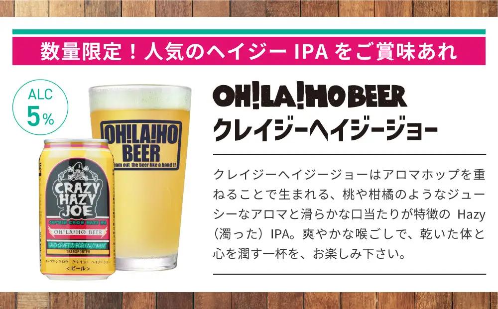 【クラフトビール】数量限定！キャプテンクロウ「クレイジーヘイジージョー」アソートセット（クレイジーヘイジージョー・ゴールデンエール・アンバーエール・ヌーベルセゾン）350ml×10本｜オラホビール ヘ