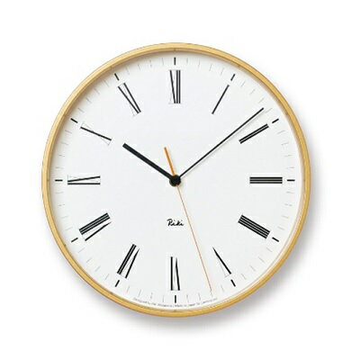 【ふるさと納税】RIKI ROMAN CLOCK/（WR17-12）リキ 渡辺力 Lemnos レムノス 時計　インテリア 民芸品 工芸品 伝統技術　お届け：※申込状況によりお届け迄1～2ヶ月程度かかる場合があります。