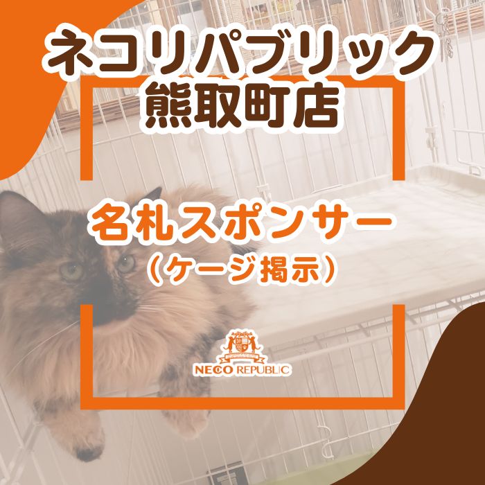 【ふるさと納税】名札スポンサー（ケージ掲示）（047_5008）