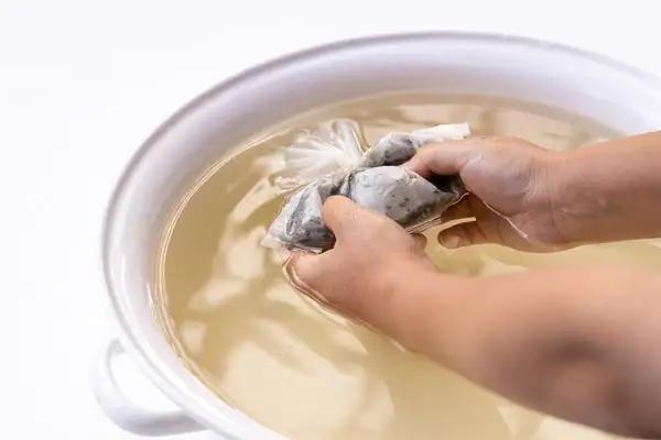 入浴剤 jiwajiwa 大和番茶に浸る。よい香り 奈良薬草風呂 20日分 キハダ葉ブレンド＆マコモ葉ブレンド詰め合わせ K-27