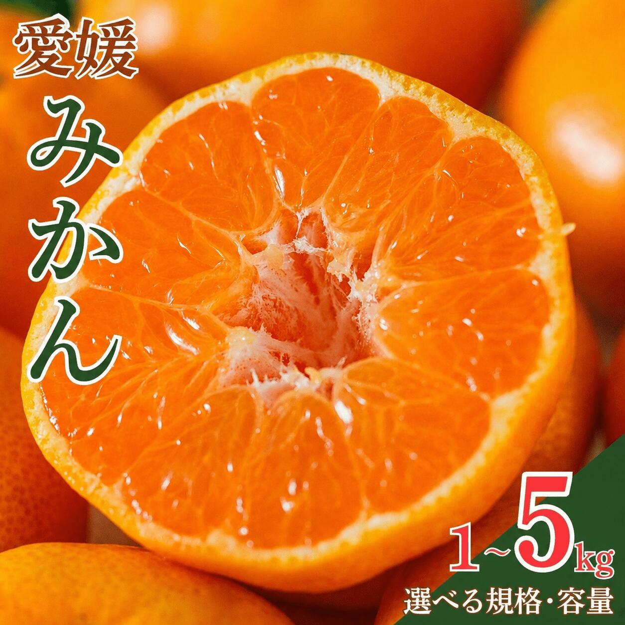 【ふるさと納税】 【高評価★4.30】 期間限定 愛媛みかん 1kg~5kg 訳あり 贈答 果物 柑橘 みかん 小分け 蜜柑 フルーツ ゼリー ジュース オレンジ ミカン こたつ 温州みかん 甘い 糖度 不揃い 傷 愛媛 愛南町 吉本農園 除草剤不使用