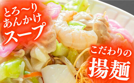 長崎皿うどん 8人前 野菜 10品目 果物 1品目 セット  / 皿うどん かた焼きそば / 南島原市 / 贅沢宝庫[SDZ002]