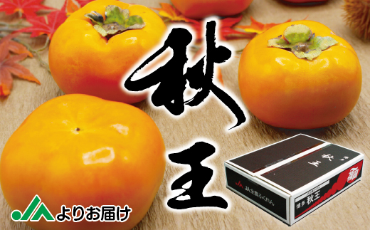【2026年10～11月発送】秋のフルーツの王様・ブランド柿「秋王」約3.5kg[H2321]