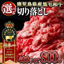 【ふるさと納税】うしの中山 切り落とし 400g or 800g 和牛 黒毛和牛 牛肉 すき焼き 【株式会社nixy 中山亭 鹿屋店】