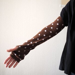 アームカバー 鹿ドット 5-167