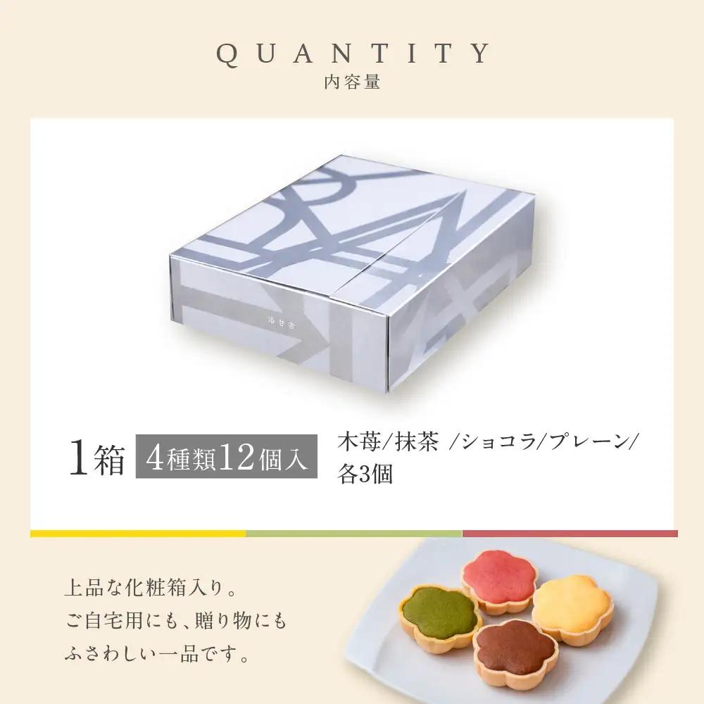 【パティスリー洛甘舎】洛甘もなんしぇ 4種アソート 12個入り| 京都 大人気 スイーツブランド 