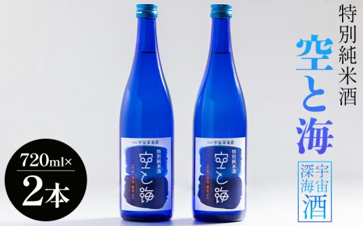 
                  土佐宇宙深海酒 特別純米酒 空と海 720ml×2本 - 日本酒 辛口 国産 高知県産 お酒 酒 おさけ セット 辛口 贈り物 ギフト 晩酌 自分用 アルコール 記念日 お酒好き お礼 お祝い 高知県 香南市 常温 日本酒 辛口 gs-0203
                