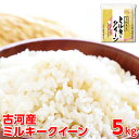 【ふるさと納税】【新米】令和6年産 古河産ミルキークイーン（5kg）｜米 コメ こめ ごはん ご飯 ゴハン 白飯 単一米 国産 ミルキークイーン 5kg 茨城県 古河市 着日指定可 ギフト 贈答 ギフト 贈答 贈り物 プレゼント お祝 ご褒美 記念日 景品 _DP08