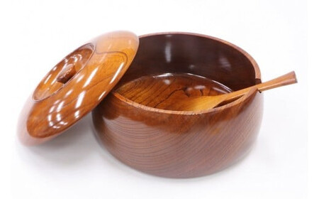 小田原漆器　8寸飯【漆塗り 国産天然木 おしゃれ プレゼント 記念 お祝い ふっくらとしたデザイン 木製食器 日用品 キッチン用品 木製 直径230mm×高さ125mm 小田原漆器 神奈川県 小田原市