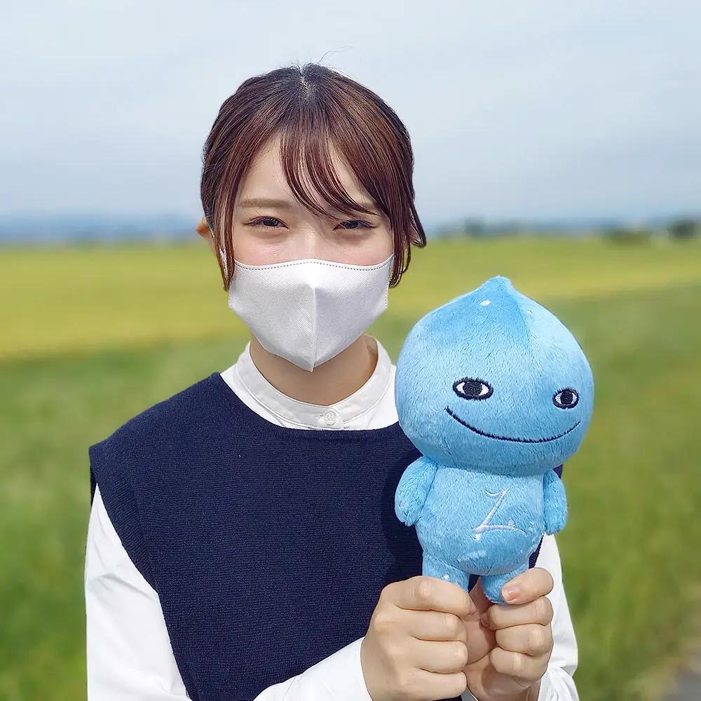 ぬいぐるみ「美郷のミズモ」と「美郷のミズモのマスキングテープ」のセット  ゆるキャラ ご当地キャラクター 秋田県美郷町