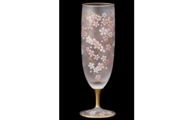 石塚硝子製 ビアグラス EL DORADO (SAKURA BEER) [0909]